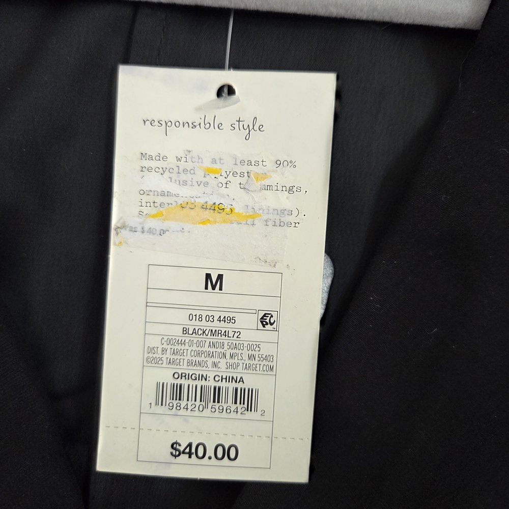 a new day Black Long Sleeve Wrap Front Jumpsuit NWT - Picture 8 of 14
